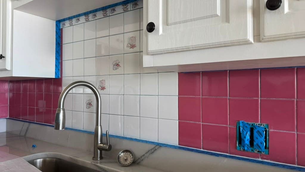 Before — Kitchen backsplash refinishing · Santa Rosa Beach, FL